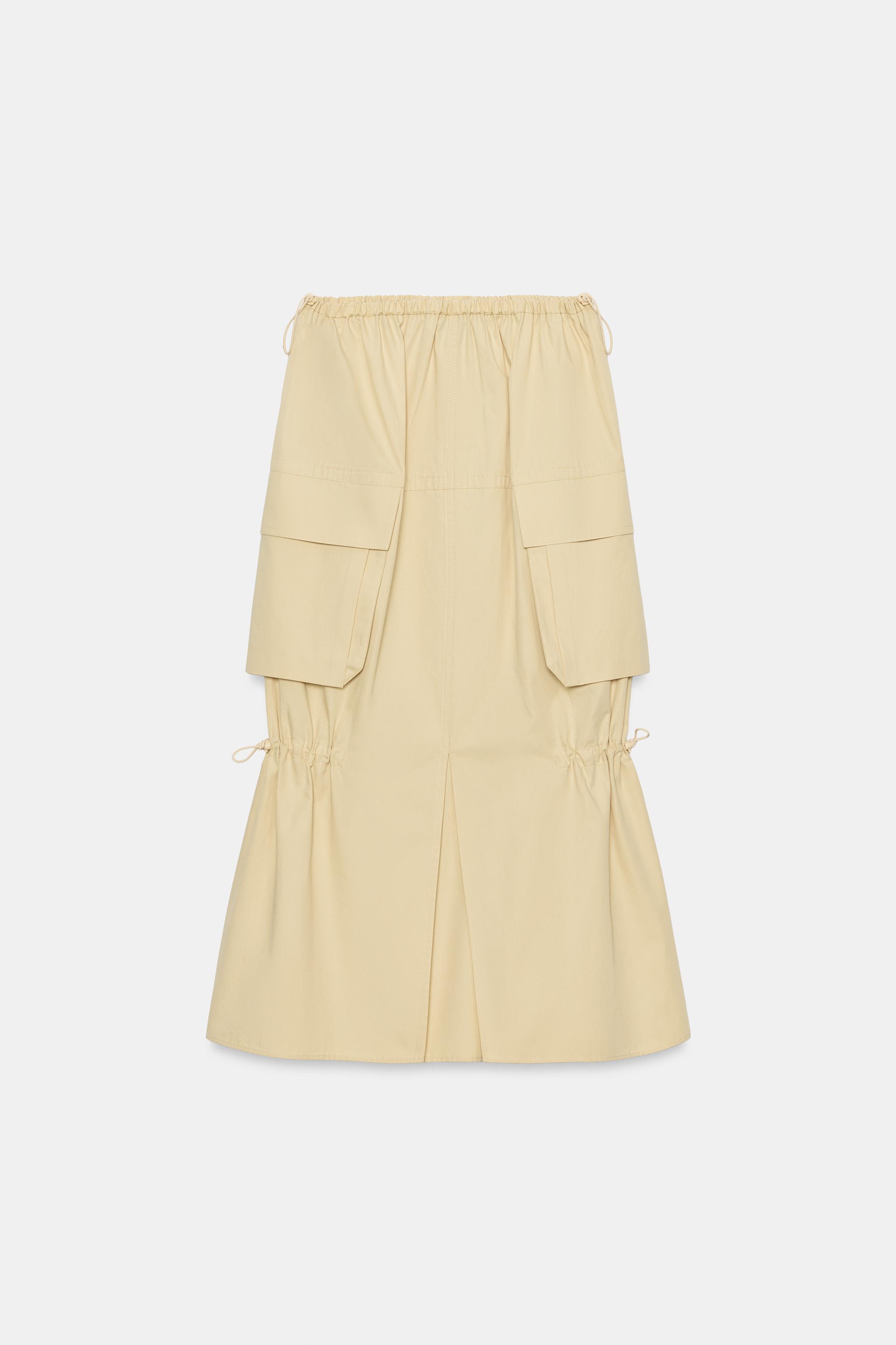 ZW COLLECTION CARGO MIDI SKIRT